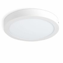 Tech Traders ® Surface Mounted LED Panel Light Ceiling Downlight Lamp Circular 18W 1450 Lumen Cool White Commercial Quality (LED Driver Inside The Panel Light) 2Years-Unlimited Warranty