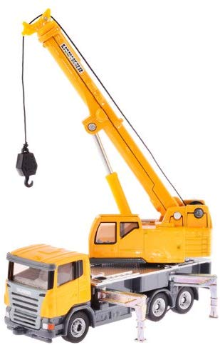 siku 1859, Telescopic crane truck, 1:87, Metal/Plastic, yellow, Telescopic boom, 120 x 57 x 191 mm - Image 2