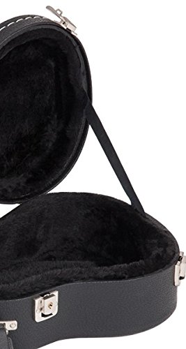 KINSMAN WOODEN UKULELE CASE - SOPRANO, Black, Lleno - Image 4