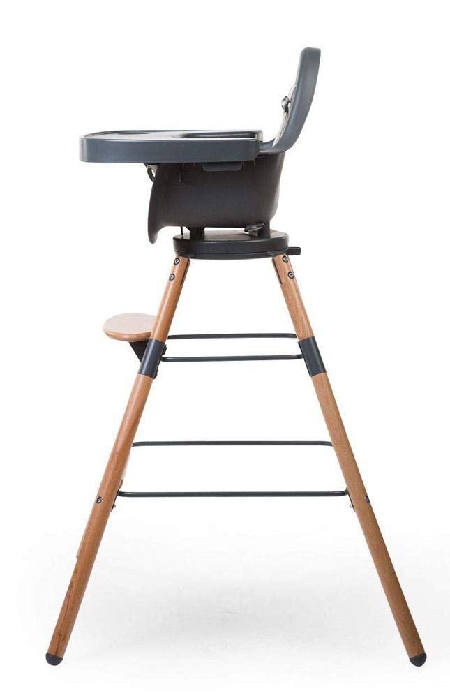 BEABA, Extra Long Leg Set for Evolu 2 Baby High Chair, adapts to a 90cm high kitchen island or bar, Footrest, Beechwood - Image 3