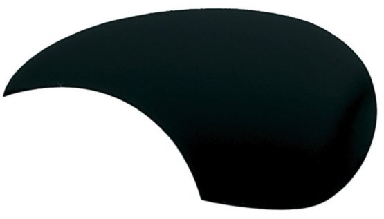 GEWA Fire & Stone Schlagbrett/Deckenschoner schwarz, kleine Form