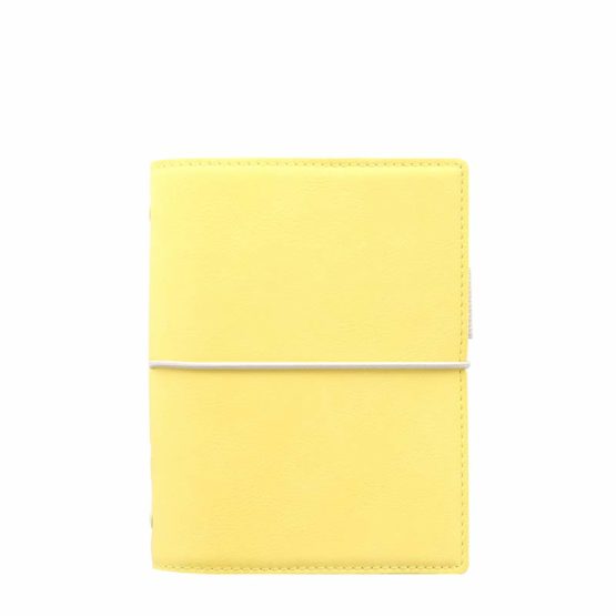 Filofax Domino Soft Lemon Pocket Organiser