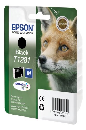 Epson T1281 Black Fox Genuine, DURABrite Ultra Ink Cartridge, Standard - Image 2