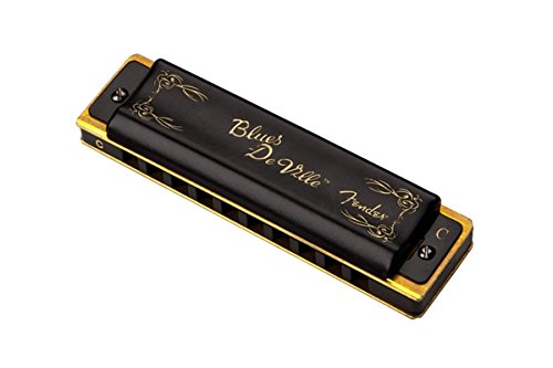 Fender Blues Deville Harmonica, Key of C, Bright and Bold Tone, Phosphor Bronze Reeds, Protective Case Included - Image 2