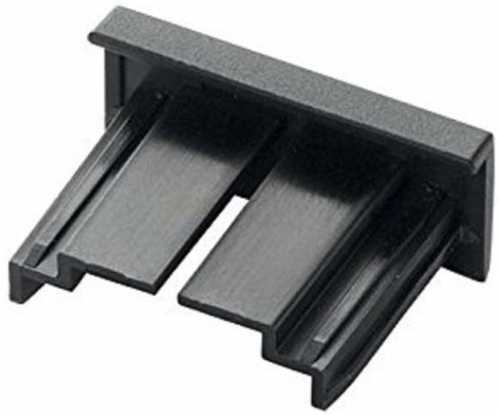 Durable 481601 Replacement End Caps for Info Sign Door Signs and Floor Stands Pack of 5 Black