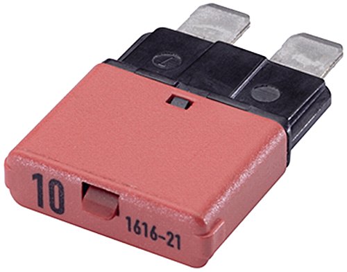 HELLA 8JS 174 320-021 Automatic Circuit Breaker - 10A - 32V - Red - Thermic, rot, 10A (rot)