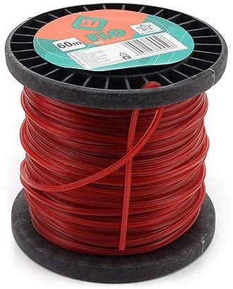 Flo 89459 - Grass Trimmer Line 3.0 mmx60 m/Star/, Red - Image 3