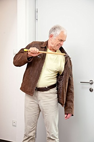 Homecraft Dressing Stick, Coated Hook to Pull on or Push off Clothes Independently, Remove Socks, Daily Living Aid - Image 2