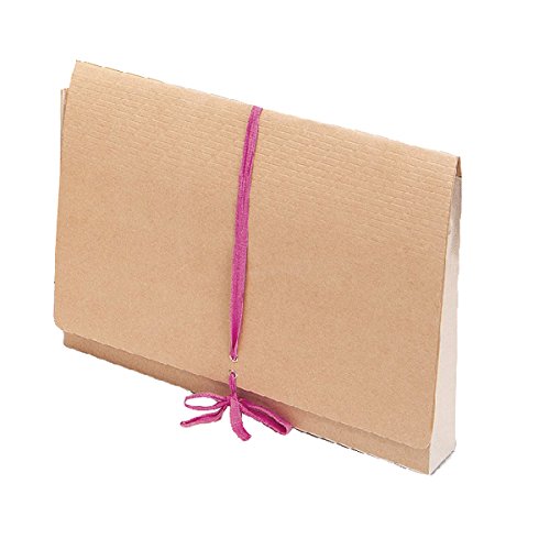 Q-Connect KF01377 Legal Wallet 50mm Capacity (Pack of 10), brown, 50 mm