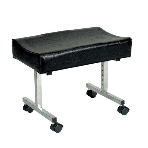 DAYS Adjustable Footstool, Supportive Foots tool with Castors, Height Adjustable Foot Rest Under Desk - Image 2