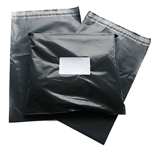 Triplast 14 x 16-Inch Plastic Mailing Postal Bag - Grey (Pack of 100), 14x16"