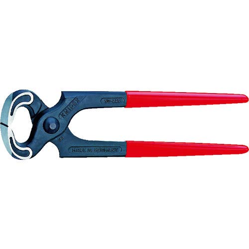 KNIPEX Carpenters' Pincers with Plastic Coating 210 mm, 50 01 210, Grips Plastic Coated, Red