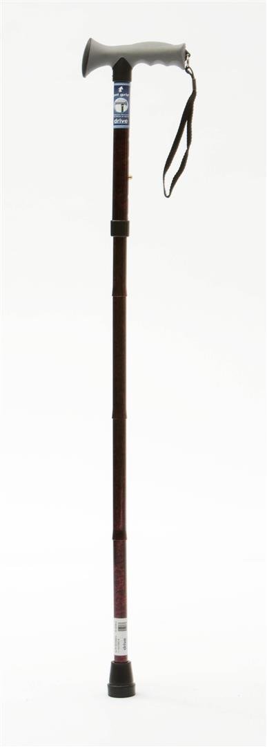 NRS Healthcare Red Crackle Folding Coloured Walking Stick – BigaMart