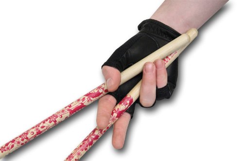 Meinl MDGFL-L Large Drummer Gloves - Black - Image 4