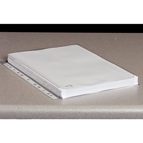 Leitz A4 Premium Transparent Plastic Expanding Pocket Folder - Pack of 10, Black, 170 Micron - Image 3