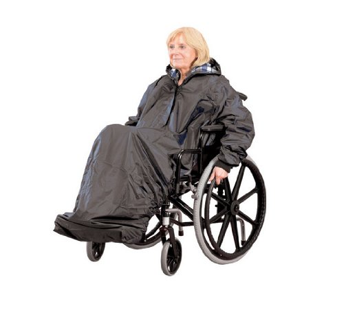 Ability Superstore Waterproof Wheelchair Mac with Sleeves, Standard