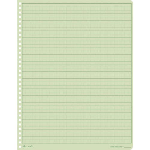 Rite In The Rain Waterproof Paper Side Spiral Notepad Green Polydura Cover 64 Pages 12 Sheets Imperial and Metric Rulers, 4 ⅝ x 7- Inch - Image 4