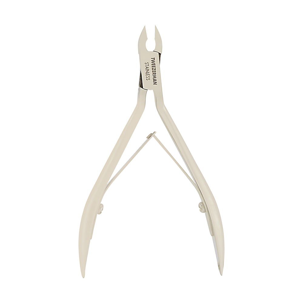 Tweezerman Cuticle Cutter, Rock Hard Cut Nip Hang Nail Trimmer, Extra Sharp (Pack of 1), No Color