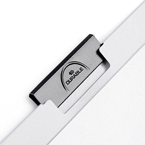 Durable DURACLIP 60 A4 Clip Folder - Holds up to 60 Sheets of A4 Paper - Robust Metal Sprung Clip - Pack of 5 Folders in Black - Image 2