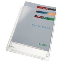 Leitz Premium Expanding Punched Pocket, Pack of 5, Holds up to 200 A4 Sheets, Transparent, Heavy Duty Document sleeve, 170 Micron PP Material, 47188