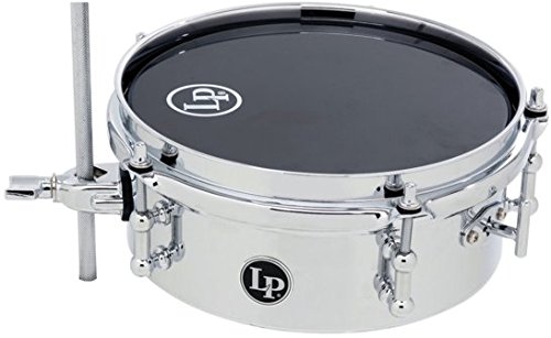 LP Latin Percussion Micro Snare 8" verchromter Stahlkessel, Quick On/Off Teppich Abhebung, LP848-SN, Trommel, Drum