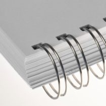 Renz 310690934 6.9 mm Ring Wire Cut Element - Silver. 3:1 Pitch. A4. 100 Wires per Box.