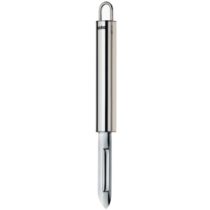 kela Potato Peeler Rondo 19cm of Stainless Steel in Silicone Grey, 19 x 2 x 2 cm