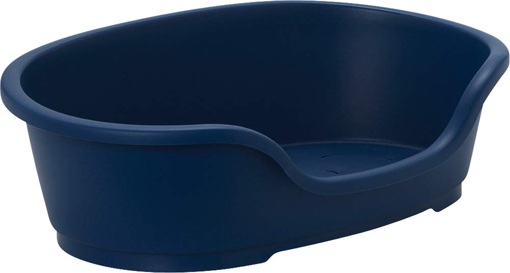 Karlie Do Not Disturb dog bed made of plastic, 60 cm, blue, Navy Blue, 59 x 37 x 22 cm (L x W x H)