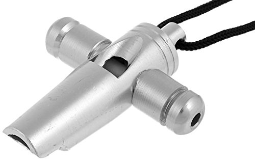 Meinl Percussion Samba Whistle Instrument - Samba Whistle With Lanyard - Musical Instrument - Aluminum, Silver (SW-1) - Image 2