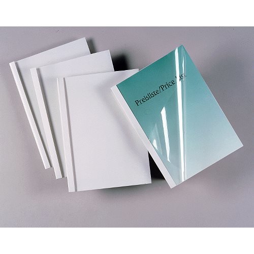 GBC Standard Thermal Binding Covers, 6 mm, 50 Sheet Capacity, A4, White, Pack of 100, IB370045 - Image 4