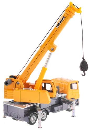 siku 1859, Telescopic crane truck, 1:87, Metal/Plastic, yellow, Telescopic boom, 120 x 57 x 191 mm - Image 3