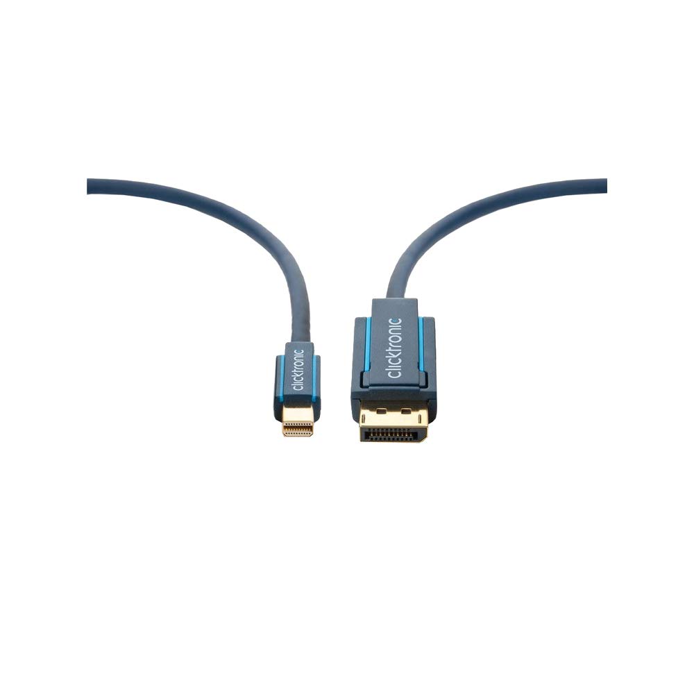 Clicktronic 70737 Casual Mini-DisplayPort Adapter Cable, 1m Length, Blue, 1.00 m - Image 2