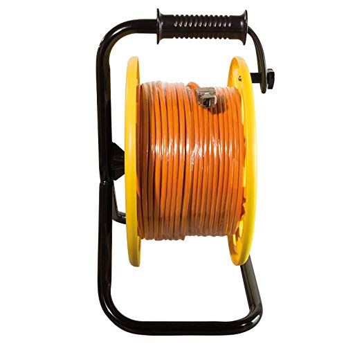Logilink cq3060s 60m Network Cable Reel with 6A STP RJ45 Keystone Plugs, Orange - Image 2