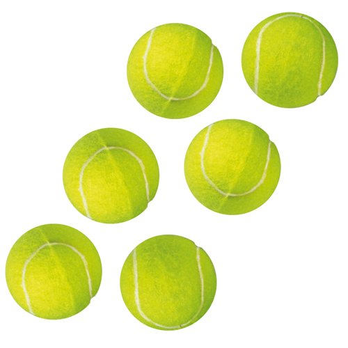 ALL FOR PAWS Interactives Hyper Fetch Maxi Super Bounce Tennis Balls for Dogs 3.5 kg, Grün, 6 Count (Pack of 1) - Image 2