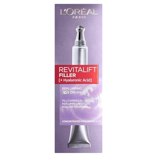 L’Oréal Paris Revitalift Filler Replumping Anti-Ageing Eye Cream, Formulated for eye-area
