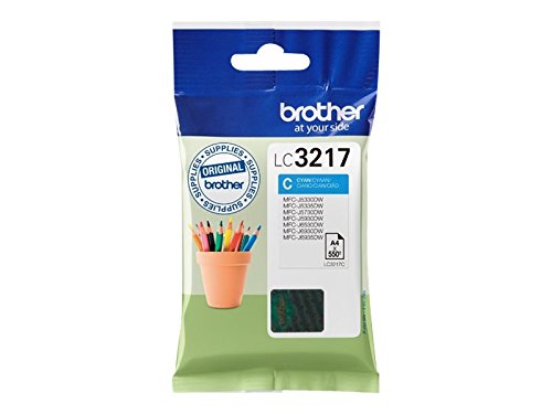Brother LC-3217C Inkjet Cartridge, Cyan, Single Pack, Standard Yield, Includes 1 x Inkjet Cartridge, Genuine Supplies - Image 3