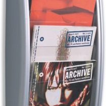 Fast Paper Quick Fit Literature Holder Wall-mount 4 x A4 Pockets W290xD95xH650mm Aluminium Ref 4061.35
