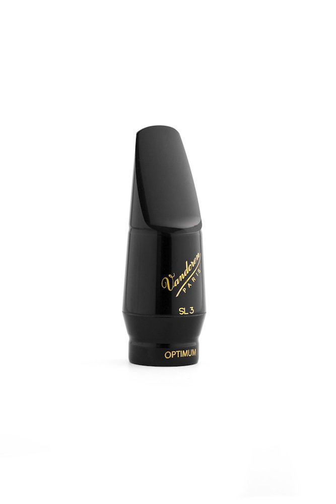 Vandoren SM701 Optimum SL3 Soprano Saxophone Mouthpiece (Black Ebonite), Schwarz