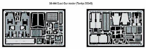 Eduard Accessories 35444 Model Kit Ford Fat-2 Quad Gun Tractor Photo Etching Kit