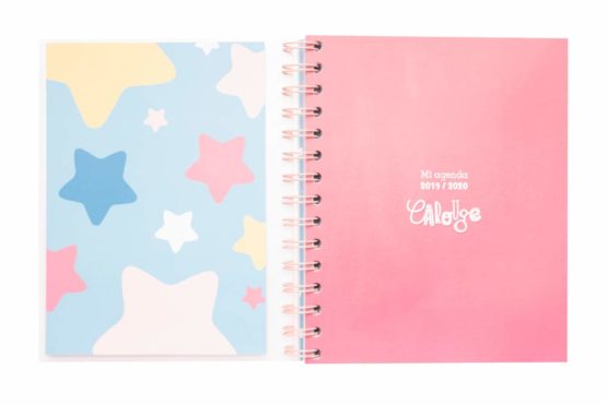 Carouge 2019-2020  Academic Diary, Organiser, Calendar, Agenda. Week to View Twin Wire Spiral Binding Mid Year Student Daily Planner. Runs from September 2019 Until June 2020-10 Months. - Image 3