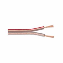 Goobay 15124 Speaker Cable, Transparent, CU, 5 mm Diameter, 50 m Cable Length