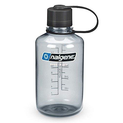Nalgene Narrow Mouth Tritan Bottle, Grey, 473 ml