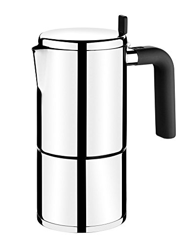 Braisogona A170403 Bali Stainless Steel Coffee Maker, Silver, 10 cups