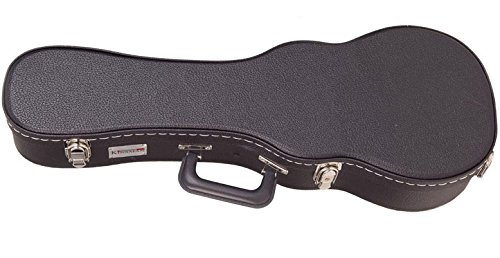 KINSMAN WOODEN UKULELE CASE - SOPRANO, Black, Lleno - Image 3