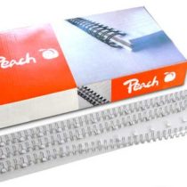 Peach Wire Binding Combs, 6mm silver, 3:1'', 34 loops A4, 100 pcs. PW064-01