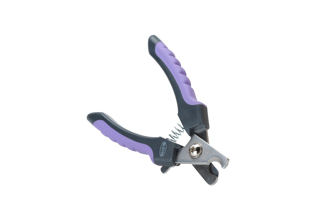 Buster Nail Clippers, Large, Black & Purple