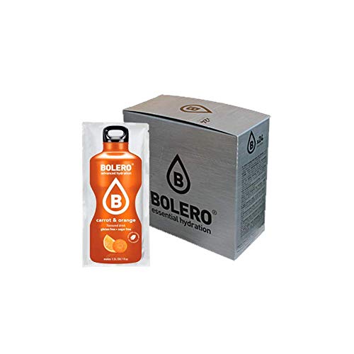 Bolero Classic Powder Sachet, 9 g, Carrot/Orange, 24-Count, 5.18 kg (Pack of 1)