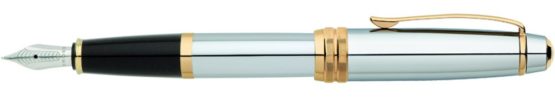 CROSS Bailey Medalist Fountain Pen with Gold-Plated Appointments and Medium Stainless Steel Nib incl. Premium Gift Box – Refillable Cartridge Pen - Image 2