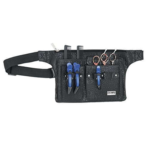 Sibel Hairdresser Belt Tool Bags 3-Piece, 0.18 kg, Black