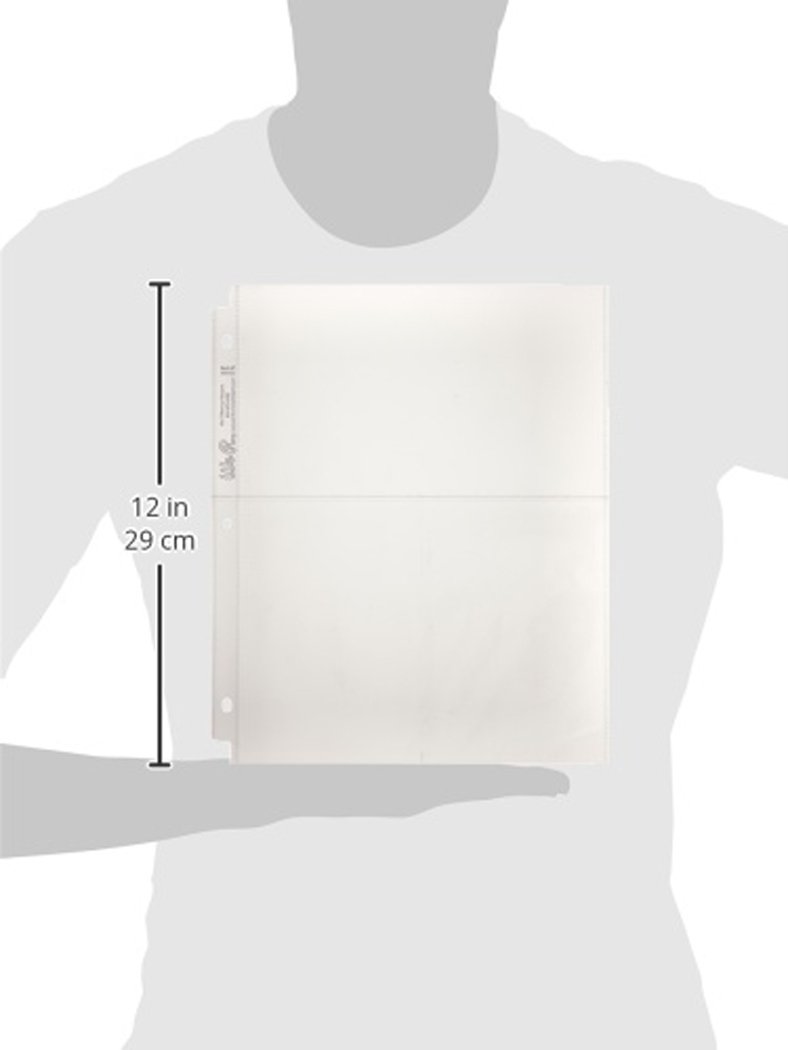 We R Memory Keepers We R Ring Photo Sleeves 8.5 11 10/Pakage Two 6 X 4-inch Pockets, Acrylic, Multicolour, 0.38x24.13x29.21 cm - Image 3